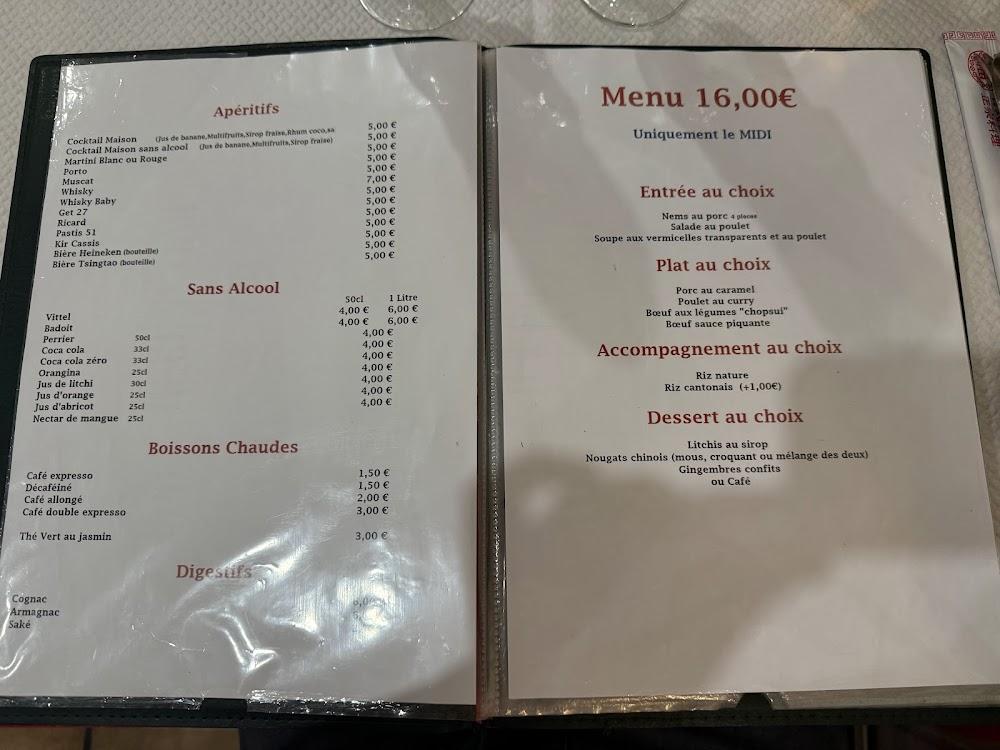 Le Saïgon - Menu Image 2