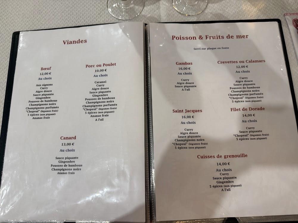 Le Saïgon - Menu Image 3