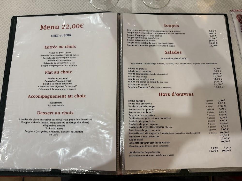 Le Saïgon - Menu Image 4